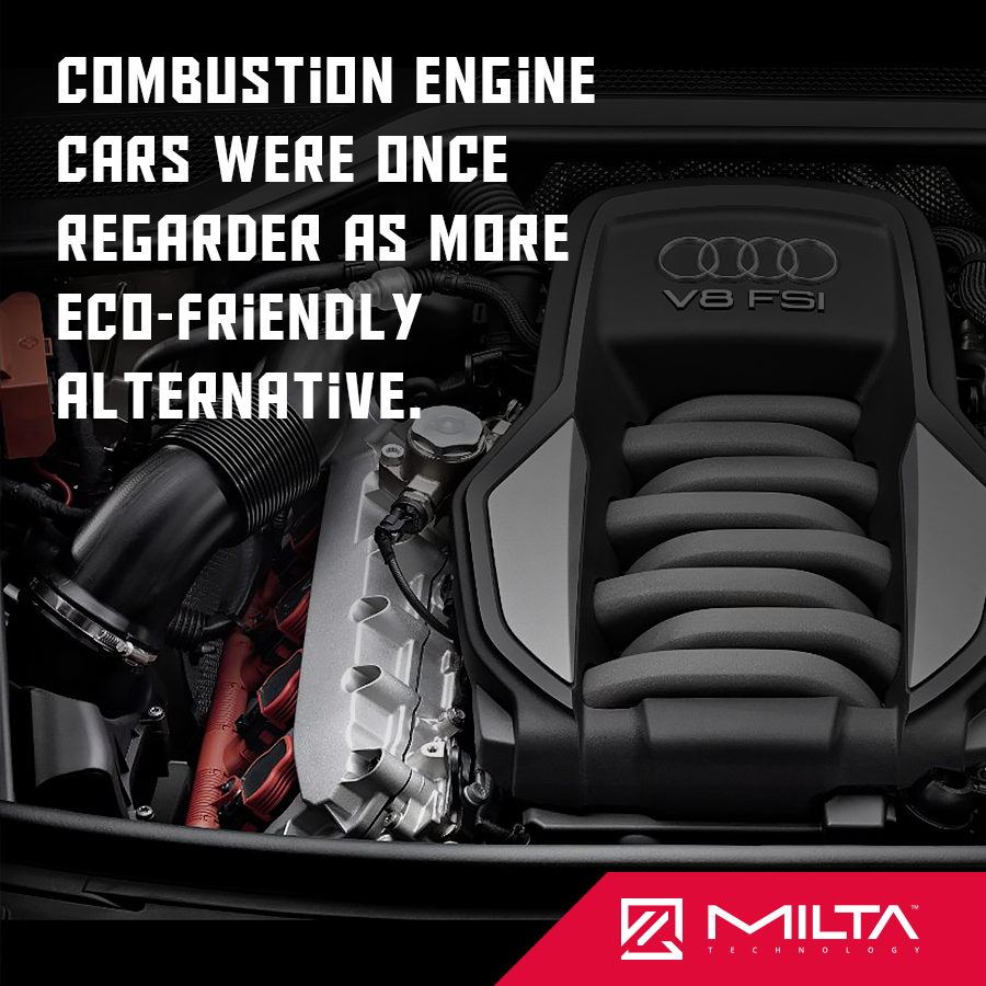 Combustion engine cars were once regarder as more eco-friendly alternative MILTA Technology