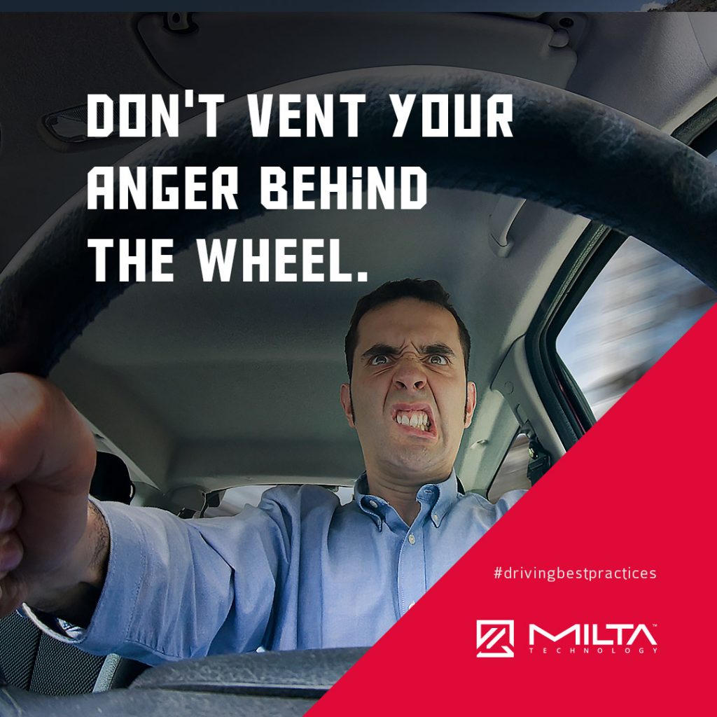 Don't vent your anger behind the wheel MILTA Technology