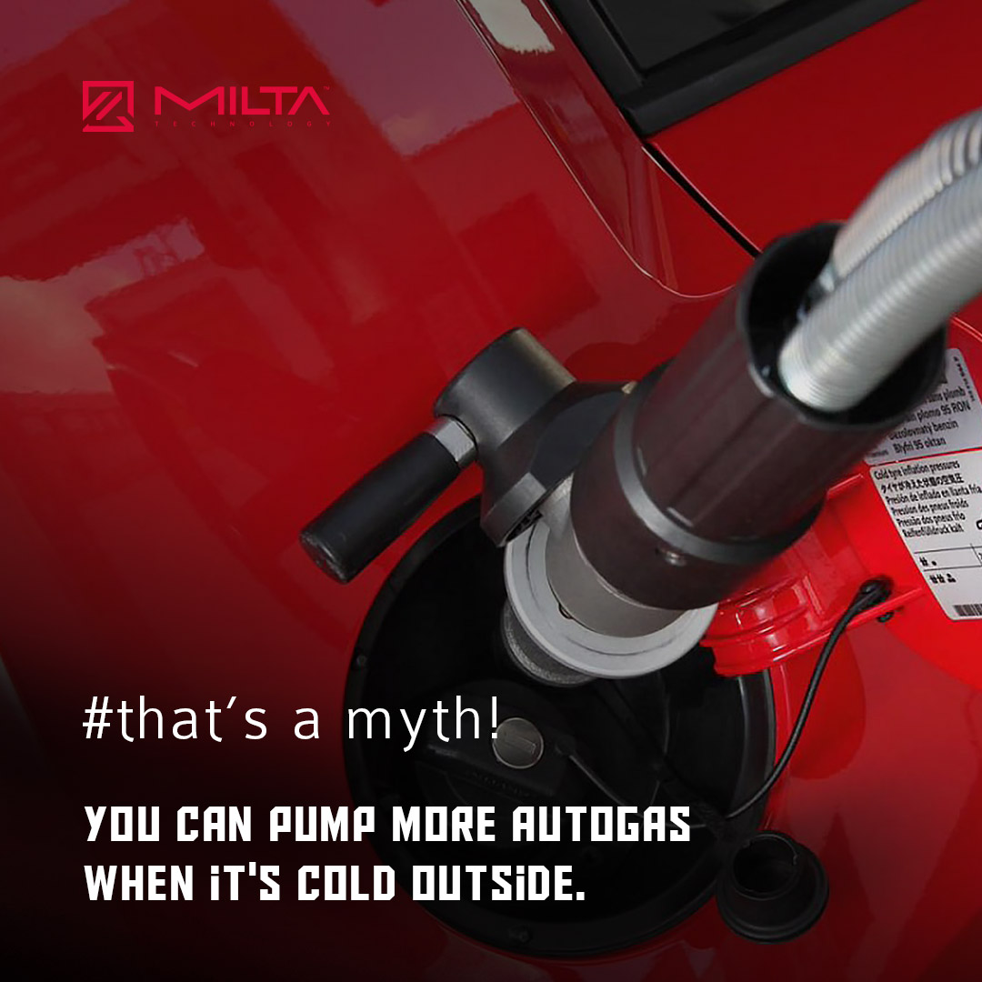 You can pump more autogas when it's cold outside MILTA Technology