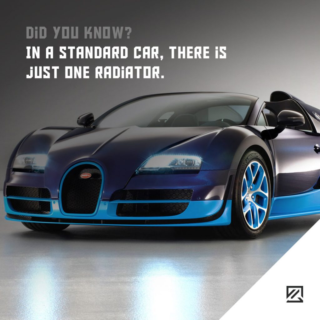 In a standard car, there is just one radiator MILTA Technology In a standard car, there is just one radiator MILTA Technology