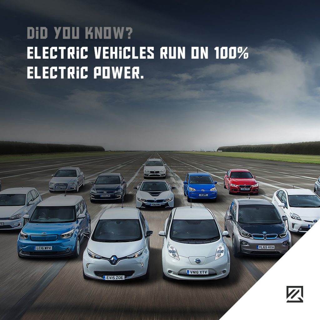 Electric vehicles run on 100% electric power. MILTA Technology Electric vehicles run on 100% electric power. MILTA Technology
