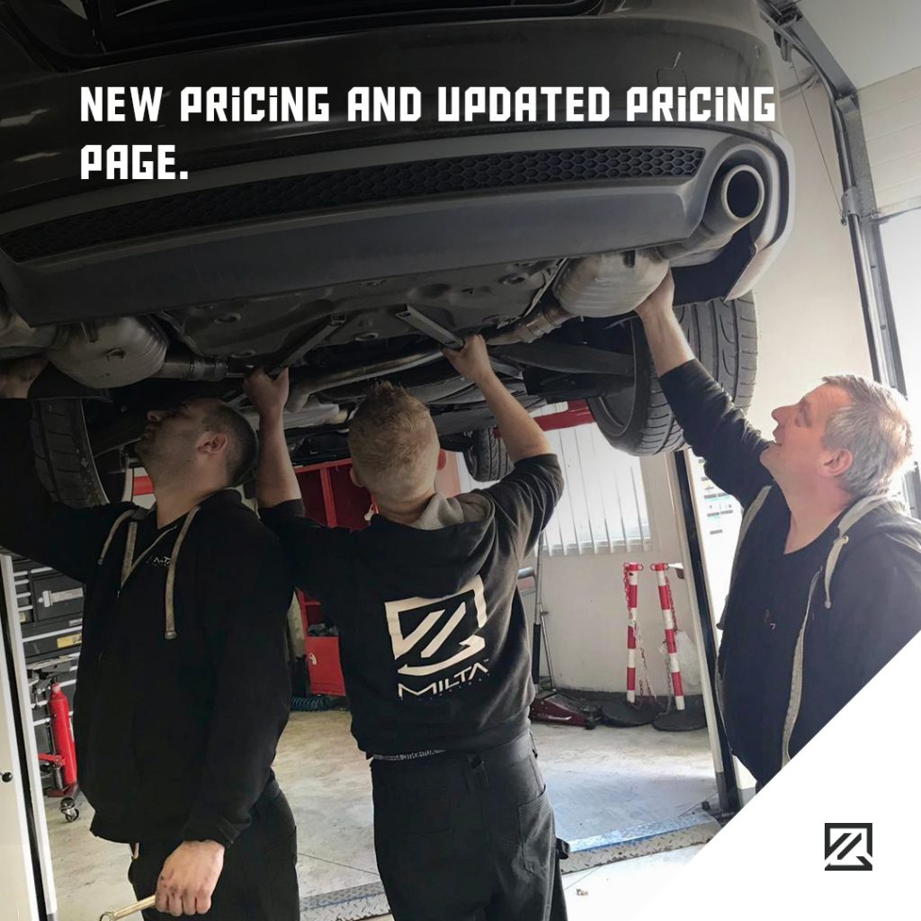 New pricing and updated pricing page MILTA Technology New pricing and updated pricing page MILTA Technology